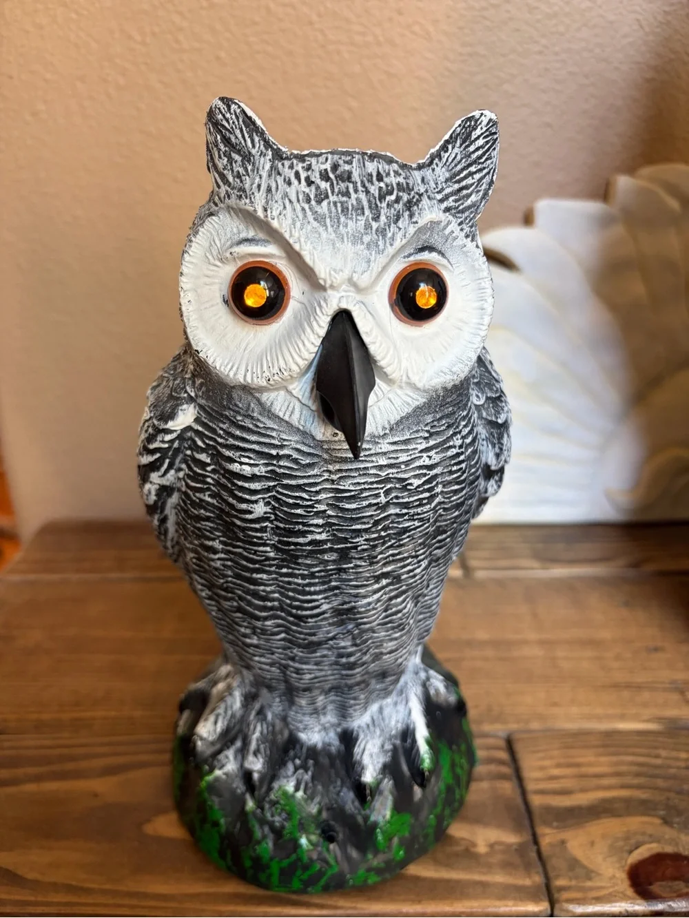 Owl Motion Sensor Glowing Eyes with Owl Sounds